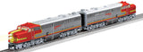 Lionel 2533260 Santa Fe Legacy PA AA #58L-B AND Superbass PB #58A Limited O Scale NEW