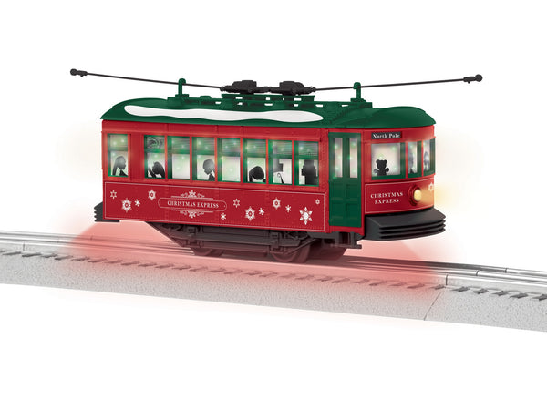 Lionel 2535060 Christmas lighted trolley limited O SCALE NEW