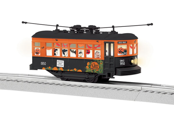 Lionel 2535140 Peanuts Halloween Trolley LIMITED O SCALE NEW