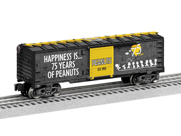 Lionel 2538350 PEANUTS 75TH ANNIVERSARY BOXCAR O SCALE limited NEW