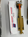 MTH Premier 20-95035 T.T.U.X. Spline Cars and Loads. 5 Car set  O SCALE Used Excellent as is