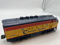 MTH Railking 30-2118-0 Chessie System F-3A Diesel Locomotive O SCALE Used Excellent No Box