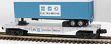 MTH Railking 30-7012C Electro Motive Division Flat Car W/Trailer O SCALE Like New