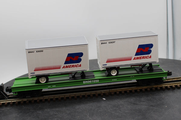 MTH 20-90014C Burlington Northern Electric Train O Scale Used Damaged Box