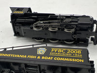 Bachmann 50631-SE Special Edition Pennsylvania Fish & Boat Commission 2008 0-6-0 Steam Locomotive DC HO SCALE Like New