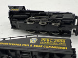 Bachmann 50631-SE Special Edition Pennsylvania Fish & Boat Commission 2008 0-6-0 Steam Locomotive DC HO SCALE Like New