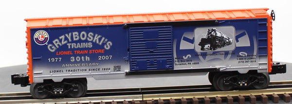 Lionel 6-52452 Grzyboski's Trains 30th Anniversary Boxcar O SCALE NEW