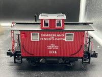 MTH Railking 30-77023 Cumberland & Pennsylvania Bobber Caboose- No. 134. O SCALE Like New