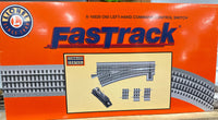 Lionel 6-16828 FasTrack O60 Command Control LH Switch O SCALE Used Excellent