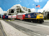 Lionel 2623010 CSX Spirit of America  LionChief Dash 8 Locomotive #7812 Ready to Run Set limited O SCALE NEW
