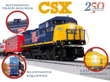 Lionel 2623010 CSX Spirit of America  LionChief Dash 8 Locomotive #7812 Ready to Run Set limited O SCALE NEW