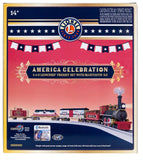 Lionel 2623030 America Celebration LionChief 4-4-0 Locomotive Ready to Run Set AND 2628050 Stock Car Add-On (Set of 2) LIMITED O Scale NEW NEW