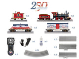 Lionel 2623030 America Celebration LionChief 4-4-0 Locomotive Ready to Run Set AND 2628050 Stock Car Add-On (Set of 2) LIMITED O Scale NEW NEW