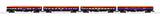 Lionel 2627230 Whispering Rails Halloween Aluminum 18" Passenger 4 Pack, 2627240 2 car passenger set, 2627250 StationSounds diner limited O SCALE NEW