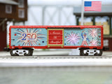 Lionel 2628040 America's 250th Fireworks Boxcar with Music and sound limited O SCALE NEW