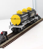 MTH Railking 30-7367 Iron City RailKing 3-Dome Tank Car Light Car No PBC1861 O SCALE Like New