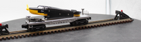 Lionel 6-19430 AT&SF Flatcar 6411 w/Beechcraft Bonanza O SCALE NEW