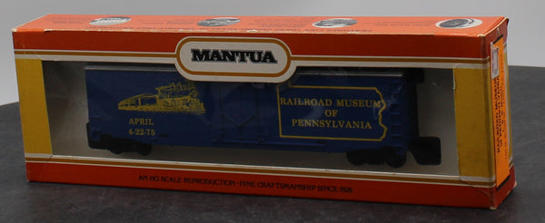 MANTUA 42275 RAILROAD MUSEUM OF PA 1975 BOXCAR HO SCALE NEW