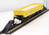 MTH 20-98594 Premier Pittsburgh & Lake Erie Operating Dump Car w/Pipe Load O SCALE Like New