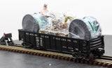 Lionel 6-26089 LRRC Western Union Telepraph O27 Gondola W/Handcar O SCALE NEW