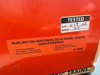 Lionel 6-18208 Burlington Northern BN SD-40 diesel nonpowered O SCALE NEW