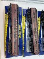 Lionel American Flyer AF 6-48992 Pennsylvania PRR Heavyweight Passenger Car 4-Pack (Carnegie, Indian Rock, Skyline, Chase) S SCALE Like New