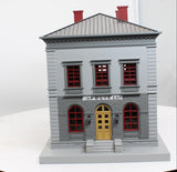 MTH Railking 30-9099 Gray & Black Police Station O SCALE Like New