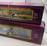 MTH 20-98298, 20-98302 Pennsylvania PRR Crane Car and Crane Tender (Set of 2) O Scale Used Excellent