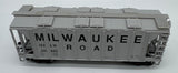 Bowser 60100 MILWAUKEE ROAD 70 TON COVERED HOPPER HO SCALE NEW