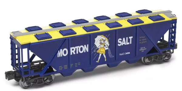 Menards 279-3871 Morton Salt covered hopper car O SCALE NEW