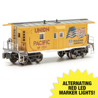 Menards 275-9114 Union Pacific UP Caboose with Lights  NEW