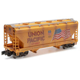 Menards 275-9238 Weathered Union Pacific UP Smooth Sided Hopper Limited   O SCALE NEW