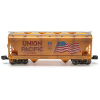 Menards 275-9238 Weathered Union Pacific UP Smooth Sided Hopper Limited   O SCALE NEW