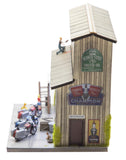 Menards 2759252 Moe's Cycle Shop Building HO Scale Limited NEW