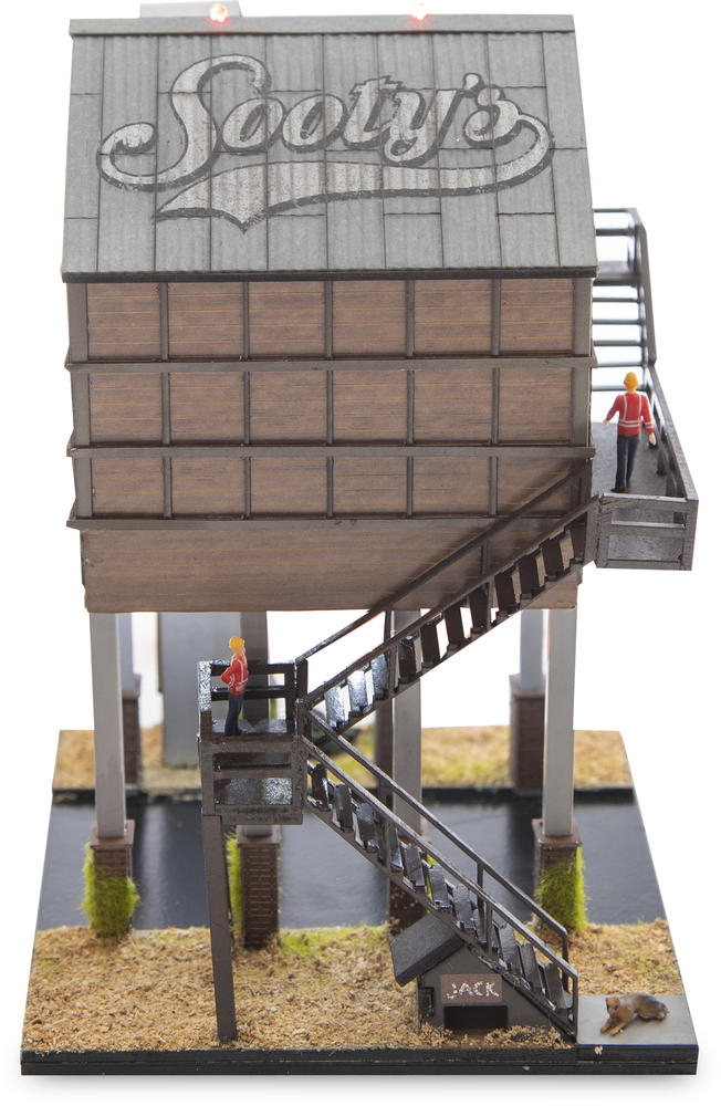 thumbnail image 2 of Langley O Scale Coalman Figure With Coal Scales & Empty Sacks – OF27 Kit 2 of 5