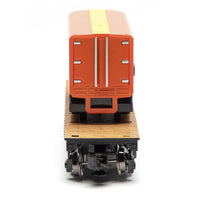 Menards 275-9386 Union Pacific UP 2-Piece 10-1/2" Flatcar with 1954 GMC Tide Tractor & Trailer Set O Scale Limited NEW