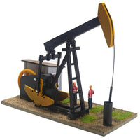 Menards 2759394 Texaco Beam Pump Animated Oil Pump with Moving Arm and Building O Scale NEW