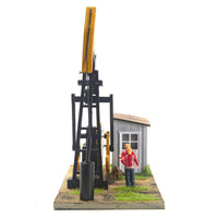 Menards 2759394 Texaco Beam Pump Animated Oil Pump with Moving Arm and Building O Scale NEW