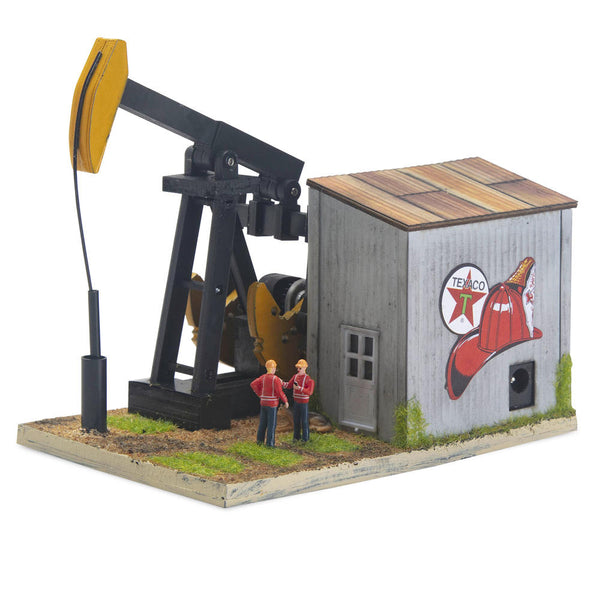 Menards 2759395 Texaco Beam Pump Building HO Scale NEW