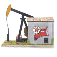 Menards 2759395 Texaco Beam Pump Building HO Scale NEW