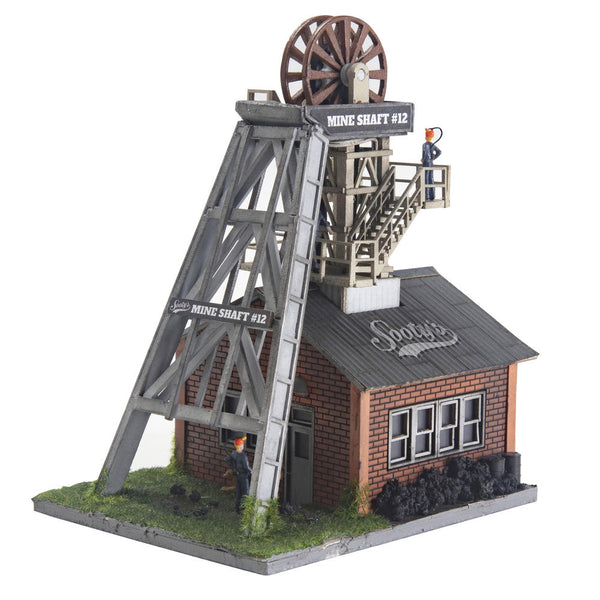 Menards 2759406 Sooty's Mine Shaft #12 Building HO Scale NEW