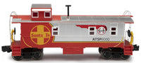Menards 275-9440 Santa Fe Warbonnet Caboose with Lights O SCALE NEW