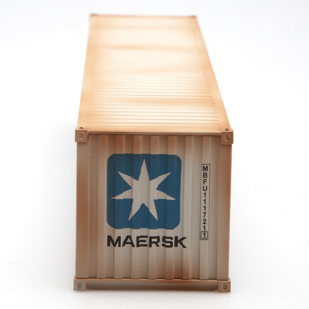 Menards 275-9450 Maersk 40-Foot Weathered Containers (2-Pack) O Scale