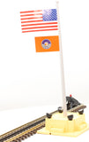 Lionel 684307 Illuminated Flagpole with flag O Scale Like New