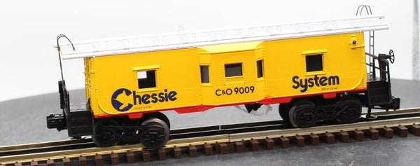 Lionel 6-9009 chessie CS bay Window Caboose O SCALE Like New Damaged Box