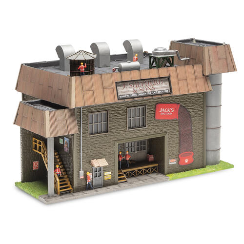 Menards 279-4053 J. Shepherd and Sons Dog Food Factory HO Scale