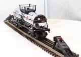 MTH Railking 30-7379 Texaco Tank Car - Chrome O SCALE Like New