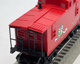 Lionel 6-16547 Christmas Square Window Caboose O SCALE Like New