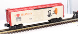 Lionel 6-19933 ILLINOIS "Land of Lincoln" Boxcar Mainline O Scale Like New