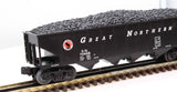 MTH 30-7006E  Great Northern 4 Bay hopper with Coal load O SCALE Used No Box